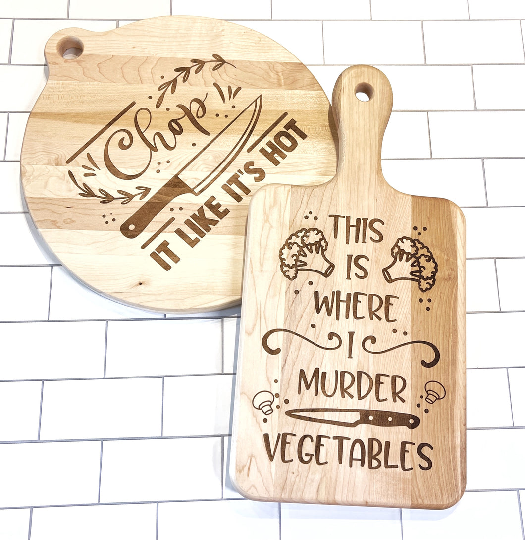 Engraved Wooden Cutting Boards